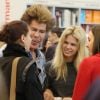 Exclusif - Igor Bogdanov et sa compagne Julie Jardon lors de la 37ème édition du Salon du livre au parc des expositions, à la porte de Versailles, à Paris, France, le 26 mars 2017. © Agence/Bestimage