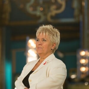 Exclusif - Mimie Mathy en Backstage de l'enregistrement de l'émission "La télé chante pour le Sidaction" aux Folies Bergère à Paris. L'émission sera diffusée sur France 2 le 28 mars