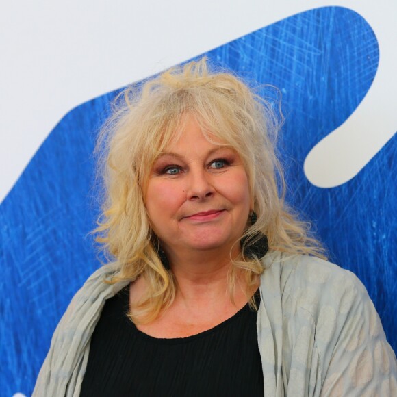 Yolande Moreau posant pour le photocall du film ''Une Vie'' lors du 73ème Festival du Film de Venise, la Mostra, le 6 septembre 2016. © Gong Bing/Xinhua