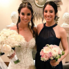 Lauren McHale avec sa soeur Christina McHale le jour de son mariage. Lauren a épousé le tennisman Ryan Harrison le 31 mars 2017 au Texas. Photo Instagram.