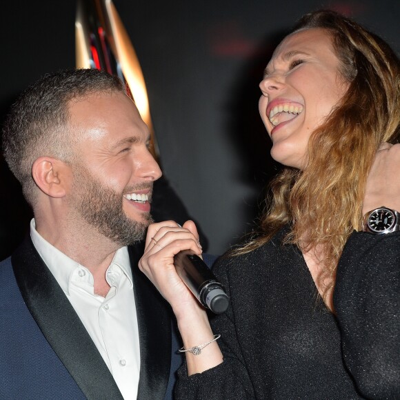 Semi-Exclusif - Lorie (Laure Pester) à la soirée des parfums Caron "Pour un homme vous feriez quoi ?" au Théâtre du Renard à Paris le 22 mars 2017. © Ramsamy Veeren/Bestimage