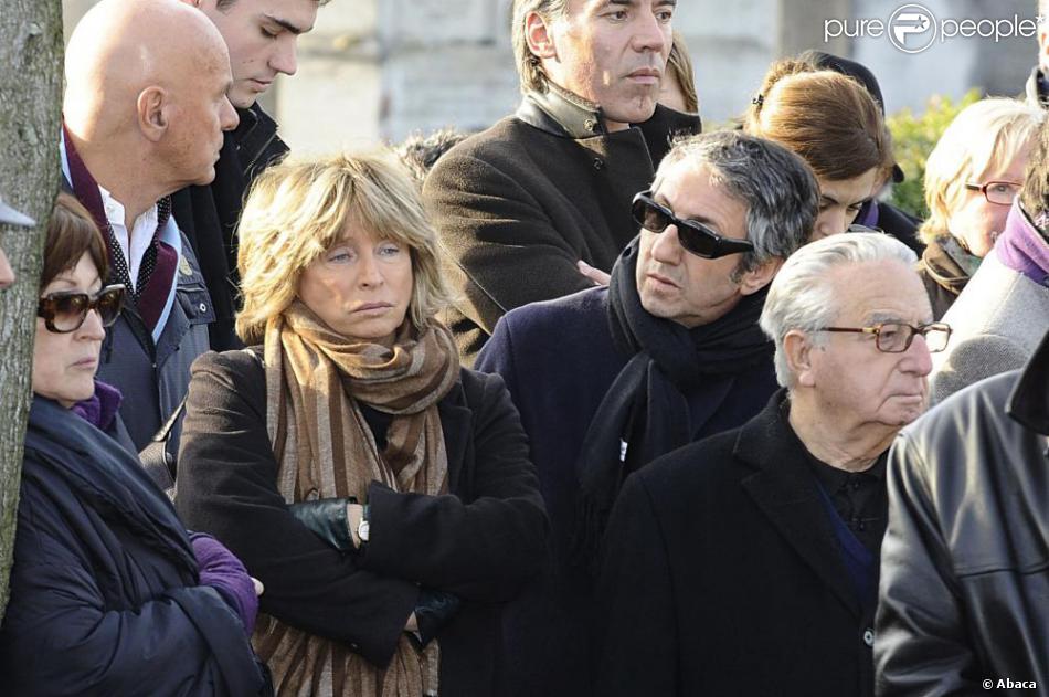 Danièle Thompson et Richard Anconina aux obsèques de ...