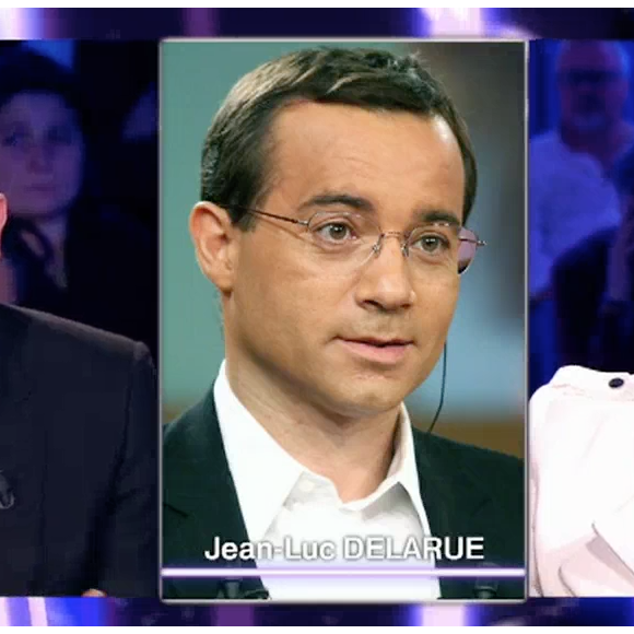 Sophie Davant dans l'émission "On n'est pas couché" sur France 2. Le 8 avril 2017.