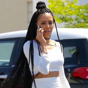 Melanie Brown (Mel B) va faire du shopping chez Rite Aid avec ses filles Madison et Angel à Beverly Hills, le 8 avril 2017