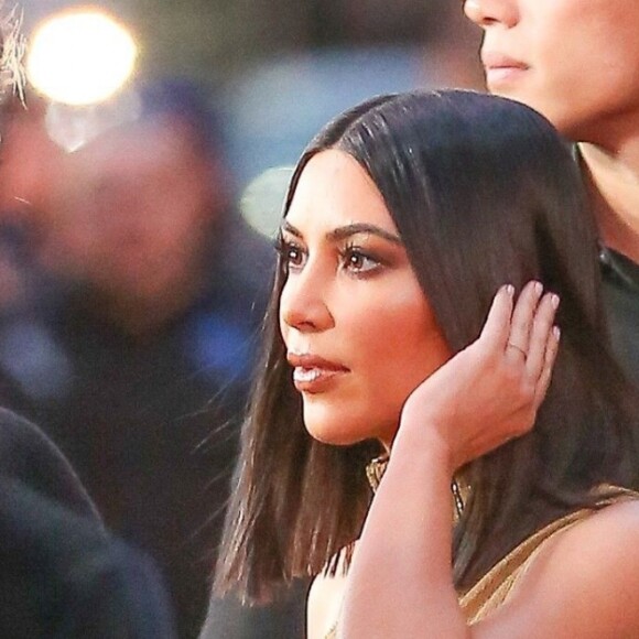 Kim Kardashian à l'avant-première du film "The Promise" au TCL Chinese Theatre à Hollywood, Los Angeles, le 12 avril 2017