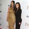 Kim Kardashian, Kourtney Kardashian à la première de ‘The Promise' au théâtre TCL à Hollywood, le 12 avril 2017