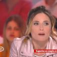 Capucine Anav évoque ses retrouvailles avec Louis Sarkozy. Emission "Il en pense quoi Camille ?", sur C8, le 15 avril 2017.