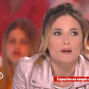 Capucine Anav évoque ses retrouvailles avec Louis Sarkozy. Emission "Il en pense quoi Camille ?", sur C8, le 15 avril 2017.