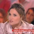 Capucine Anav évoque ses retrouvailles avec Louis Sarkozy. Emission "Il en pense quoi Camille ?", sur C8, le 15 avril 2017.