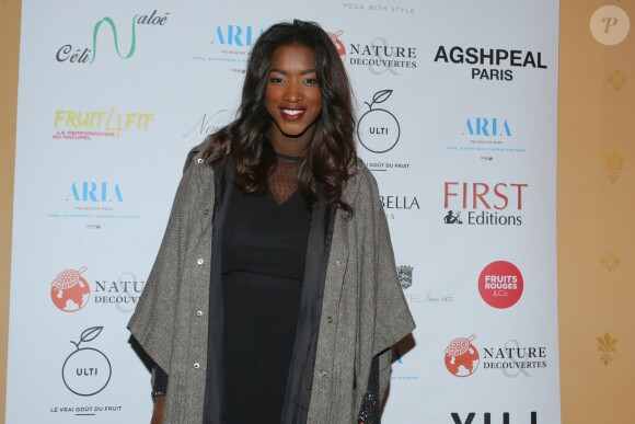 Hapsatou Sy - Soirée de lancement du livre "the healthy book" d'Aria Crescendo au Normandy hôtel à Paris, France, le 24 novembre 2016. © CVS/Bestimage