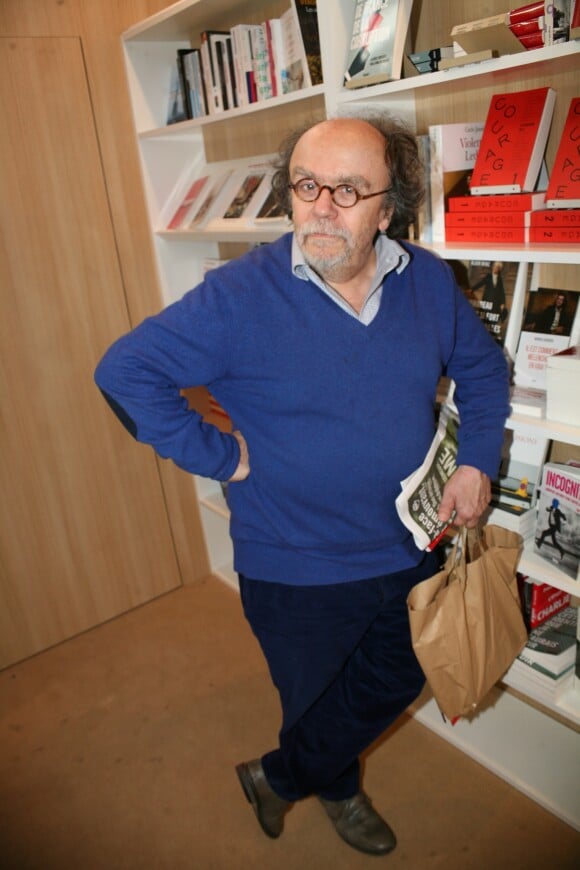 Jean-Michel Ribes lors de la 37ème édition du Salon du livre au parc des expositions, à la porte de Versailles, à Paris, France, le 26 mars 2017.