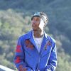 Exclusif - Le rappeur Tyga sur le tournage de son nouveau clip avec Cheif Keef à Malibu, le 10 avril 2017.