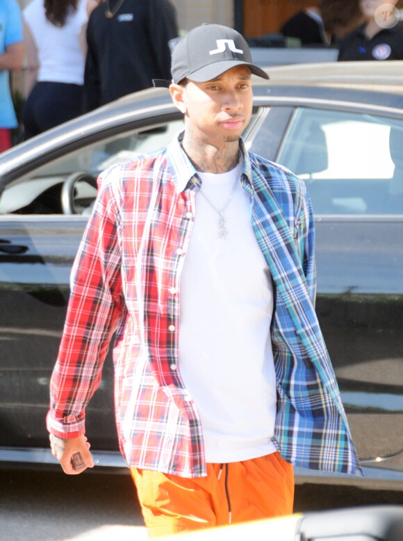 Tyga et Scott Disick sont allés faire du shopping chez Barneys New York à Beverly Hills, le 29 mars 2017.