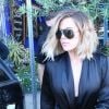 Khloé Kardashian quitte les studios d'enregistrement à Los Angeles le 20 avril 2017.