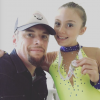 Norbert Tarayre et sa fille Gayane, le 23 avril 2017.