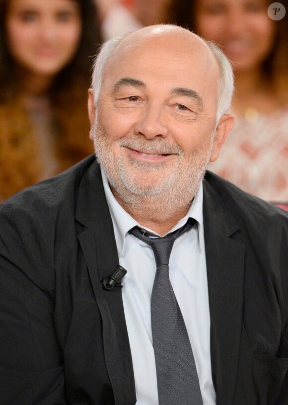 Gérard Jugnot - Enregistrement de l'émission "Vivement Dimanche" le 1er octobre 2014 au Studio Gabriel à Paris.