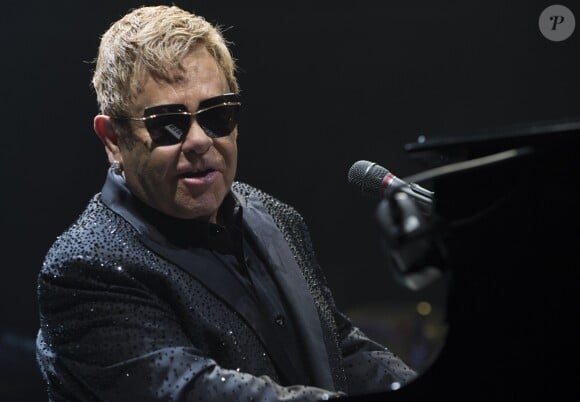 Elton John en concert au The Budweiser Gardens à Londres, le 29 septembre 2016