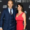 Zinedine Zidane et sa femme Véronique au photocall des FIFA Football Awards à Zurich le 9 janvier 2017. 09/01/2017 - Zurich