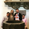 Victoria Beckham en famille au baptême d'Otis, le fils de son frère Christian Adams - Photo publiée sur Instagram le 24 avril 2017