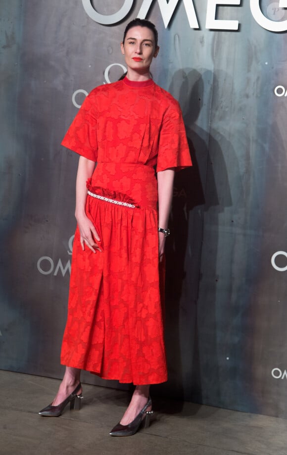 Erin O'Connor assiste à la soirée Omega "Lost in Space" pour fêter les 60 ans de la montre Speedmaster à la Tate Modern. Londres, le 26 avril 2017.