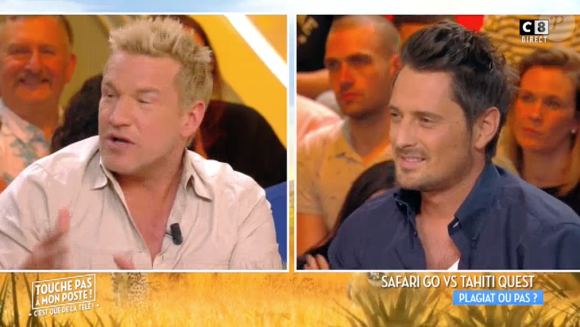 Benjamin Castaldi et Vincent Cerutti s'explquent dans "Touche pas à mon poste", le 26 avril 2017.