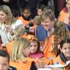 Le roi Willem-Alexander et la reine Maxima des Pays-Bas lors des King Games 2017 à Veghel le 21 avril 2017.  King Willem-Alexander and Queen Maxima at elementary school De Fivemaster during the annual Royal Games in Veghel on april 21, 201721/04/2017 - Veghel