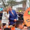 Le roi Willem-Alexander et la reine Maxima des Pays-Bas lors des King Games 2017 à Veghel. Le 21 avril 2017 21/04/2017 - Veghel