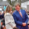 Le roi Willem-Alexander et la reine Maxima des Pays-Bas lors des King Games 2017 à Veghel. Le 21 avril 2017 21/04/2017 - Veghel