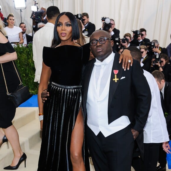 Naomi Campbell et Edward Enninful - Met Gala 2017 à New York, le 1er mai 2017 © Christopher Smith/AdMedia via Zuma/Bestimage