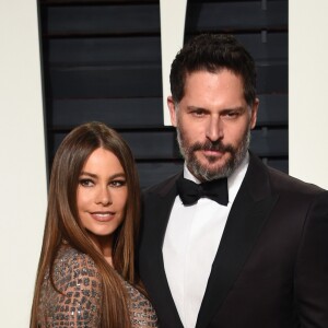 Sofia Vergara et son mari Joe Manganiello - Vanity Fair Oscar viewing party 2017 au Wallis Annenberg Center for the Performing Arts à Berverly Hills, le 26 février 2017. © Chris Delmas/Bestimage