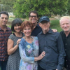 Scott Baio, Ron Howard, Marion Ross, Don Most, Cathy Silvers et Anson Williams réunis pour l'enterrement d'Erin Moran - Photo publiée sur Facebook le 3 mai 2017