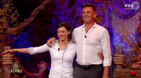 Wendy et Pascal - Finale de "Koh-Lanta 2016" sur TF1. Le 27 mai 2016.