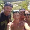 Pascal et sa femme Christian, Wendy et sa chérie Lolita, en Thailande. Avril 2017