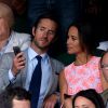 Pippa Middleton et James Matthews, quelques jours avant l'annonce de leurs fiançailles, à Wimbledon le 6 juillet 2016.