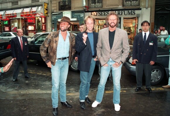 Les Bee Gees à Paris le 14 septembre 1993.