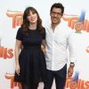 Zooey Deschanel et son mari Jacob Pechenik à la première de Trolls au théâtre The Regency Village à Westwood, le 23 octobre 2016