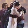 Exclusif - Jennifer Morrison et Ginnifer Goodwin - Tournage de la série 'Once Upon A Time' à Vancouver au Canada le 30 mars 2017.