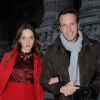 Stéphane Rotenberg au défilé Vanessa Bruno avec sa fille Emma, à Paris, le 1er mars 2013.