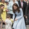 Catherine Kate Middleton, la duchesse de Cambridge en visite au Luxembourg, le 11 mai 2017. Elle a visité le musée du Modem Art, la place Clairefontaine, a rencontré le Grand Duc et la Grande Duchesse au palais pour la commémoration du traité de Londres de 1867 et visité l'exposition ''Luxembourg 1867'' au musée Drai Eechelen.  Britain's Catherine, Duchess of Cambridge visits the Grand Duchy of Luxembourg. During the busy day visit the duchess will see the Museum of Modern Art, visit Place Claierfontaine, meet the Drand Duke and Duchess at the Grand Ducal Palace, attend the official commemoration of the 1867 Treaty of London and tour the exhibition 'Luxembourg 1867 - Open City' at the Drai Eechelen Museum.11/05/2017 - 