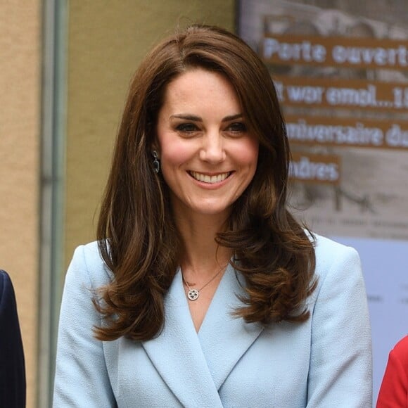 Catherine (Kate) Middleton, duchesse de Cambridge entre la comtesse Stéphanie de Lannoy, grande-duchesse héritière de Luxembourg et le prince Guillaume, grand-duc héritier de Luxembourg - Catherine Kate Middleton, la duchesse de Cambridge en visite au Luxembourg, le 11 mai 2017 lors de la célébration du 150e anniversaire de la signature du Traité de Londres.  Catherine during the celebration of the 150th anniversary of the Treaty of London, signed on 11th May 1867 in Luxembourg; on May 11, 201711/05/2017 - Luxembourg City