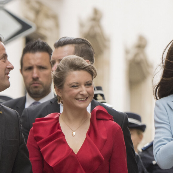 Catherine (Kate) Middleton, duchesse de Cambridge et la comtesse Stéphanie de Lannoy, grande-duchesse héritière de Luxembourg - Catherine Kate Middleton, la duchesse de Cambridge en visite au Luxembourg, le 11 mai 2017 lors de la célébration du 150e anniversaire de la signature du Traité de Londres.  Catherine during the celebration of the 150th anniversary of the Treaty of London, signed on 11th May 1867 in Luxembourg; on May 11, 201711/05/2017 - 