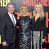 Kurt Russell, sa compagne Goldie Hawn et sa fille Kate Hudson - Première de "Snatched" à Los Angeles le 10 mai 2017.