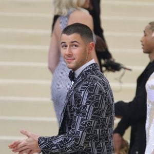 Nick Jonas (habillé en Ralph Lauren) - Les célébrités arrivent au MET 2017 Costume Institute Gala sur le thème de "Rei Kawakubo/Comme des Garçons: Art Of The In-Between" à New York, le 1er mai 2017