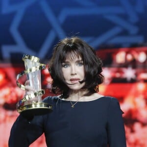 Cérémonie d'hommage à Isabelle Adjani (robe Dior) lors du 16ème Festival International du Film de Marrakech. Le 9 décembre 2016.