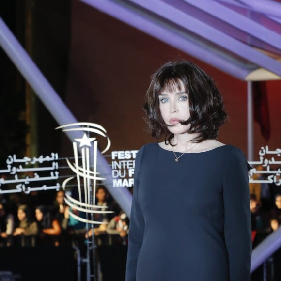 Cérémonie d'hommage à Isabelle Adjani (robe Dior) lors du 16ème Festival International du Film de Marrakech. Le 9 décembre 2016.