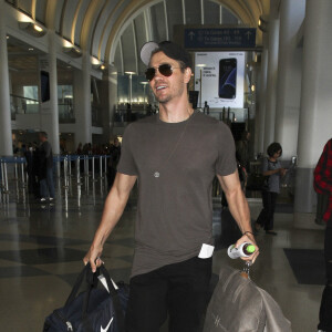 Chad Michael Murray à L'aéroport LAX de Los Angeles, Californie, Etats-Unis, le 15 mars 2017.