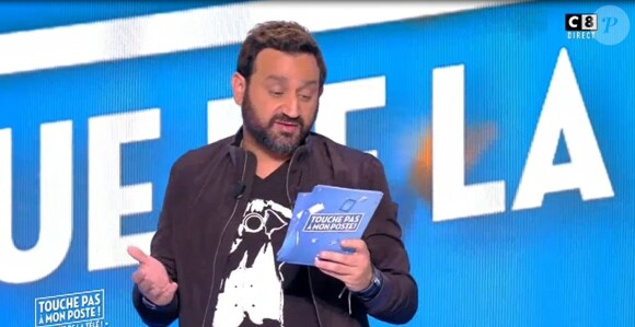 Cyril Hanouna sur le plateau de Touche pas à mon poste, le 16 mai 2017 sur C8.