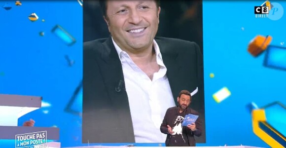 Cyril Hanouna sur le plateau de Touche pas à mon poste, le 16 mai 2017 sur C8.