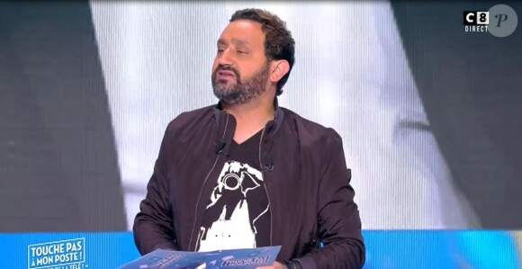 Cyril Hanouna sur le plateau de Touche pas à mon poste, le 16 mai 2017 sur C8.
