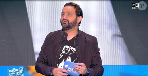 Cyril Hanouna sur le plateau de Touche pas à mon poste, le 16 mai 2017 sur C8.